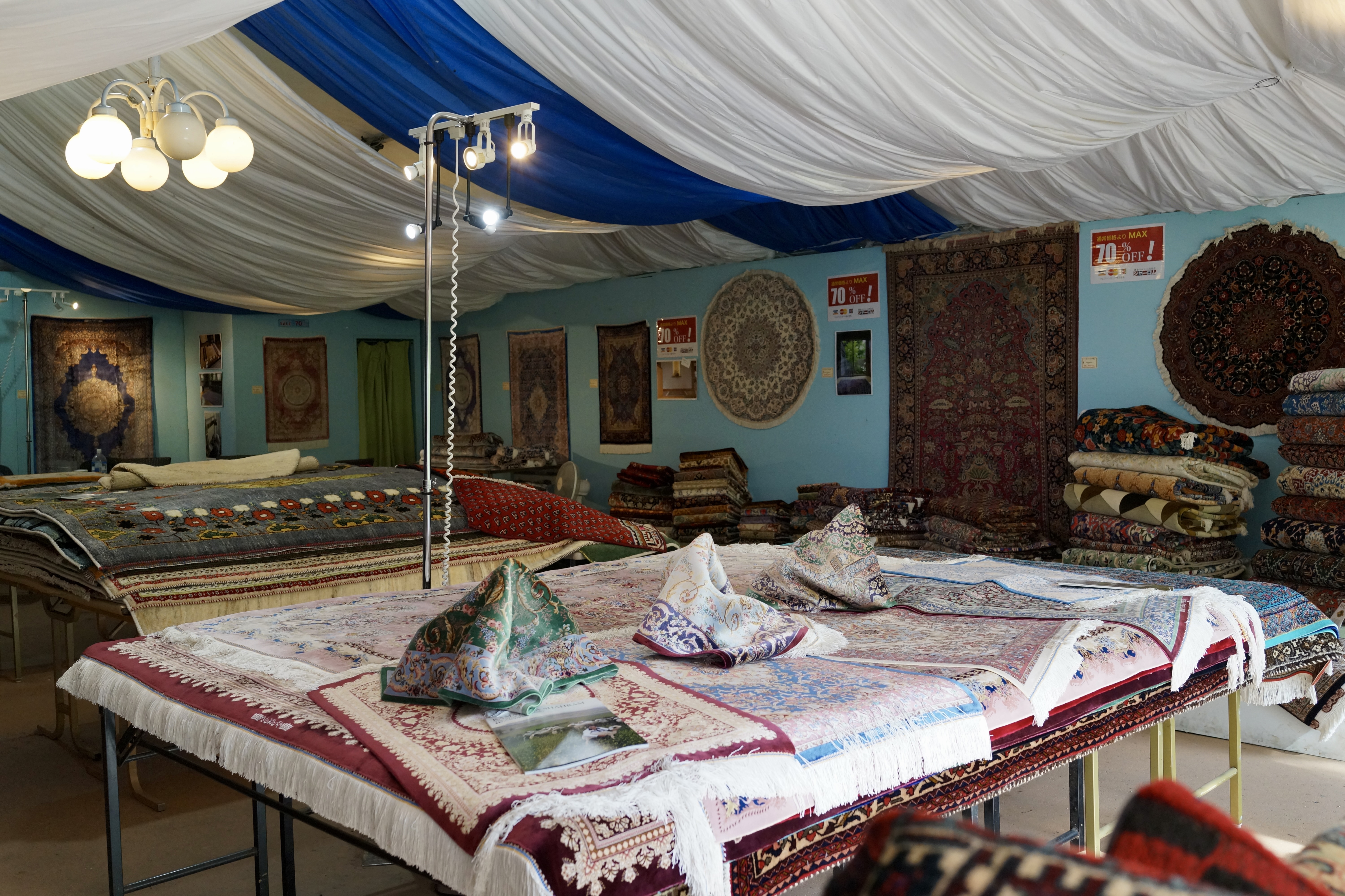 ペルシャ絨毯　額縁　日本橋高島屋外商品 ペルシャ絨毯 額縁 日本橋高島屋外商品